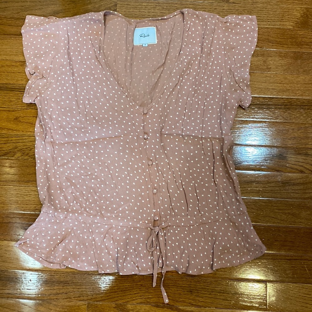 Rails Heart Pattern Shirt - image 2